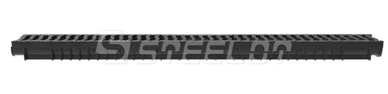 Лоток пластиковый SteePlain DN100 H55 с решеткой пластиковой