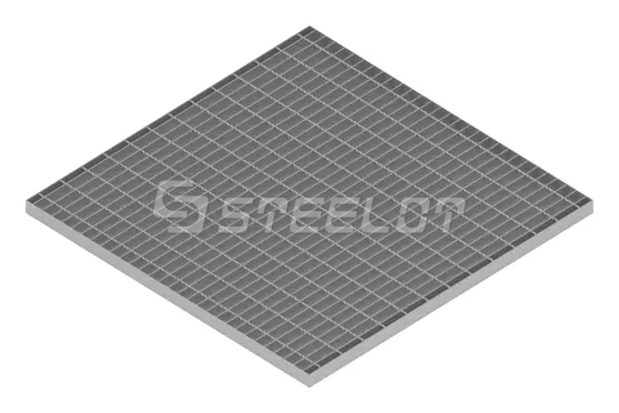 РЕШЕТЧАТЫЙ НАСТИЛ SP 34Х76/40Х3 ZN 1000Х1000 ММ
