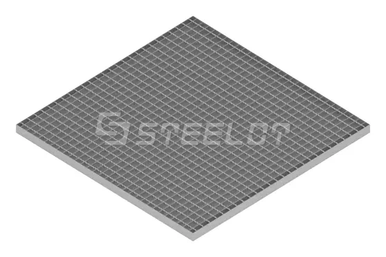 РЕШЕТЧАТЫЙ НАСТИЛ SP 34Х38/40Х2 ZN 1000Х1000 ММ
