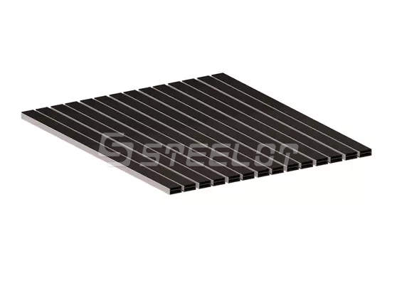 Алюминиевая решетка SteeGuard Стандарт 40 резина