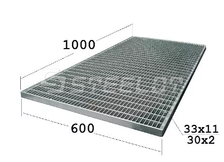 Прессованный настил 1000х600х30х2
