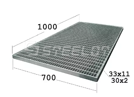 Прессованный настил 1000х700х30х2