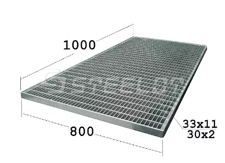Прессованный настил 1000х800х30х2
