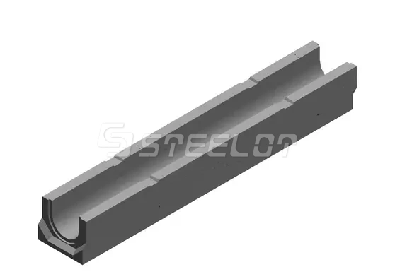 Лоток водоотводный бетонный SteePlus M DN100 H130