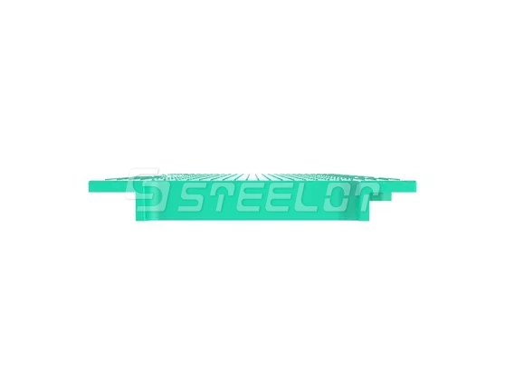 Решетка пластиковая SteeStart DN100, кл. А15, зеленая