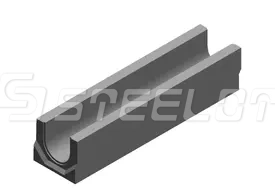 Лоток водоотводный бетонный SteePlus M DN150 H220