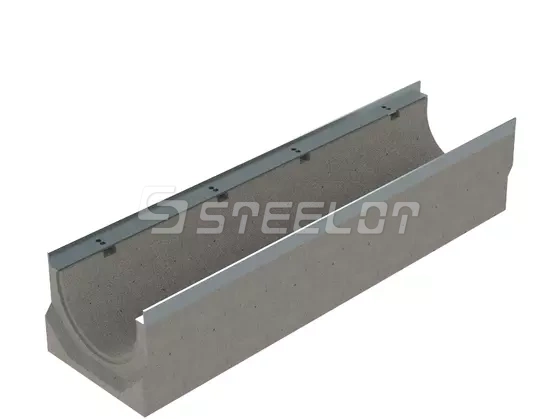 Лоток водоотводный бетонный SteePro M DN200 H205