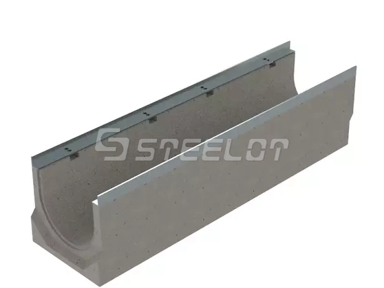 Лоток водоотводный бетонный SteePro M DN200 H255