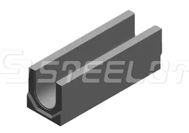 Лоток водоотводный бетонный SteePlus M DN200 H320