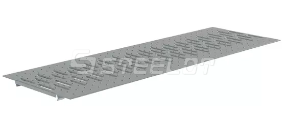 Решетка оцинкованная щелевая SteePlus DN200, кл. А15