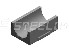 Лоток водоотводный бетонный SteePlus DN500 H400