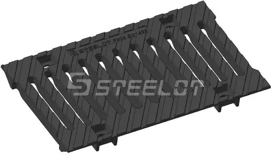 Решетка чугунная щелевая SteePro DN200, кл. F900