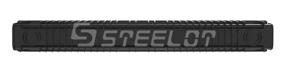 Лоток пластиковый SteePlain DN100 H100 в комплекте с пластиковой решеткой кл. А15