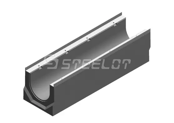 Бетонные водоотводные лотки SteePro DN200 с вертикальным выпуском