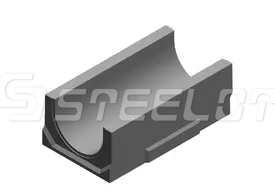 Бетонные водоотводные лотки SteePlus DN400 без уклона