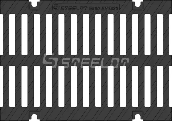 Решетка чугунная щелевая SteePro DN300, кл. E600